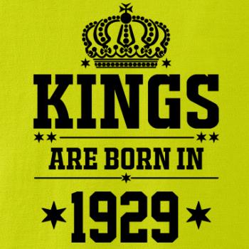 Kings are born in 1929