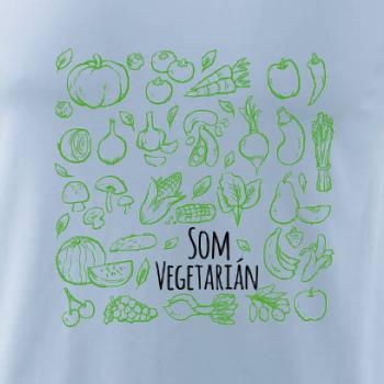Som vegetarián - zelenina vo štvorci