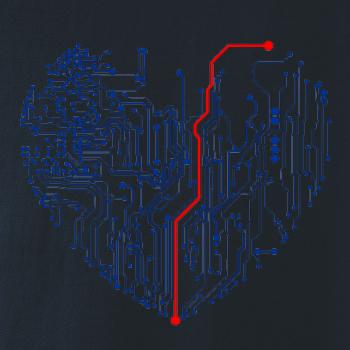 Tlačený spoj srdce