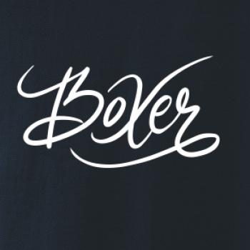 Boxer - nápis okrasný Boxer - nápis okrasný