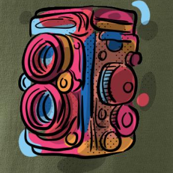 Foťák farebný - dve šošovky