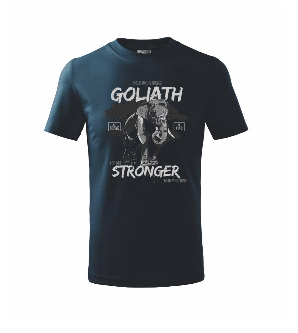 Tričká so zvieratami - Elephant goliath - Tričko detské bavlnené