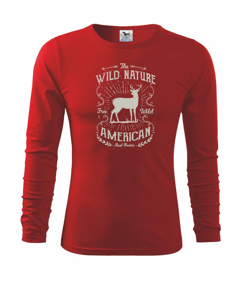 Tričká so zvieratami - Wild Nature - Tričko detské Long Sleeve