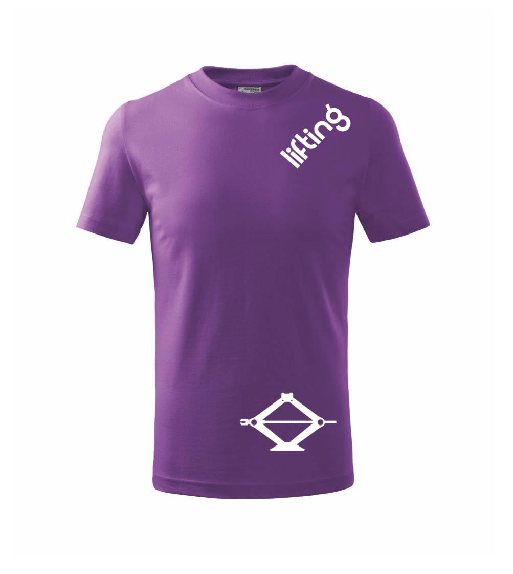 Lifting nápis šikmo