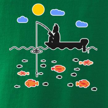 Rybár, ktorý má smolu na loďke