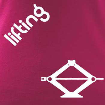 Lifting nápis šikmo