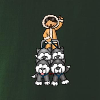 Psí spřežení animované