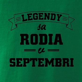 Legendy sa rodia v septembri