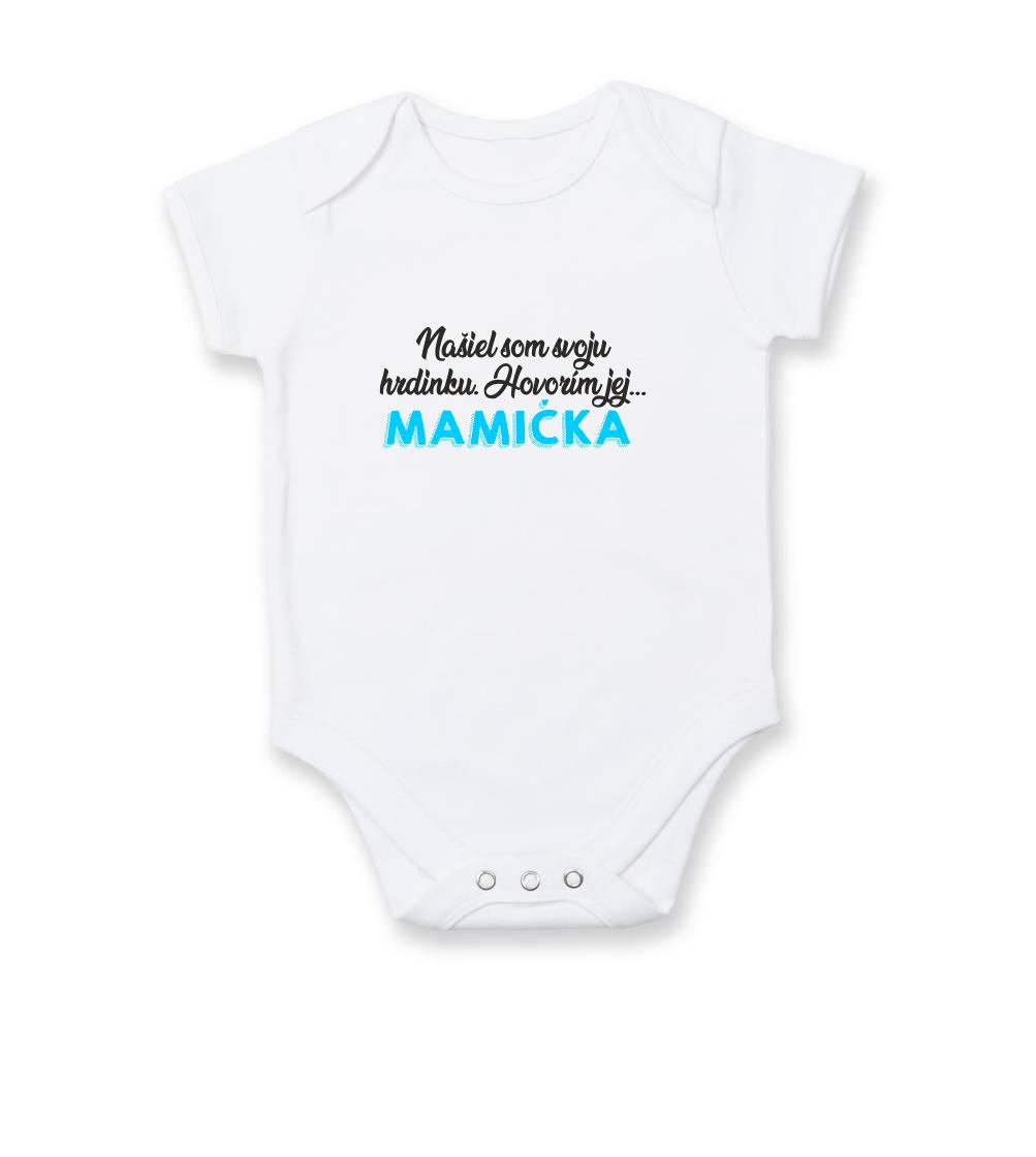 Tričká a mikiny pre mamičky - Našiel som princeznu - mamička - Body dojčenské s krátkym rukávom