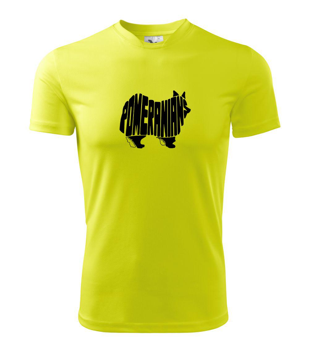 Ostatné psie plemená - Nemecký špic - Detské tričko športové