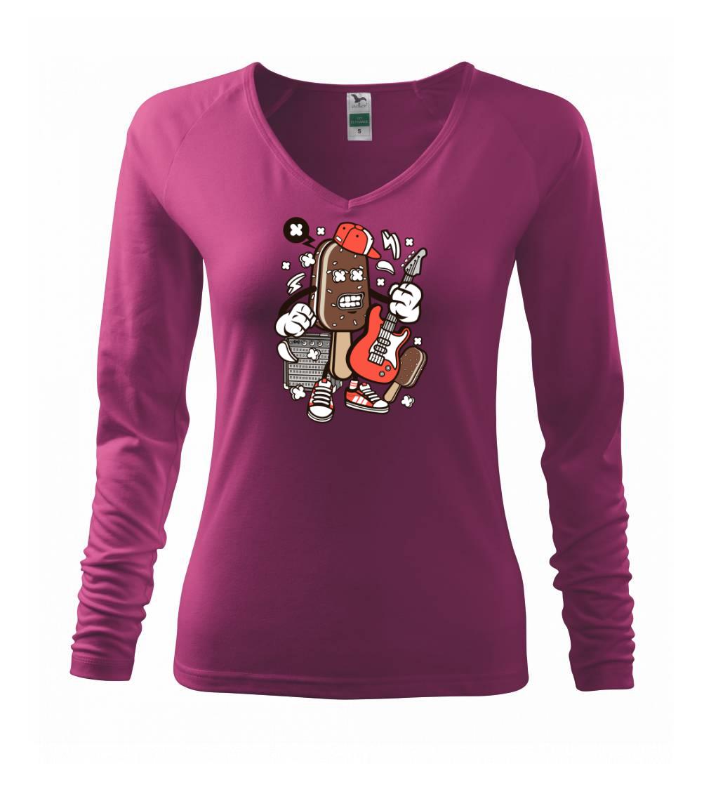 Hudobné tričká - Rockový nanuk - Tričko dámske Elegance