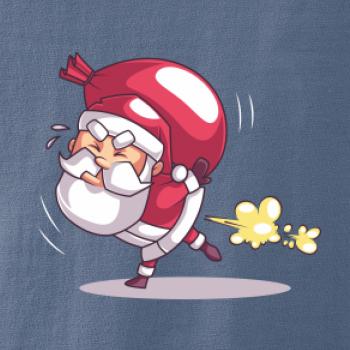 Santa nesie ťažký náklad