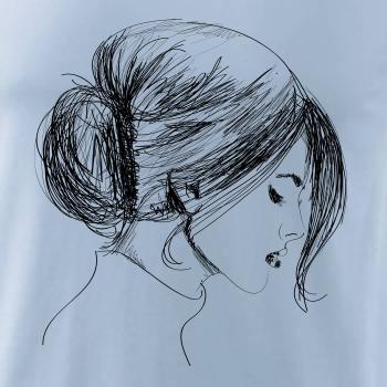 Ručne maľovaná žena Ručne maľovaná žena