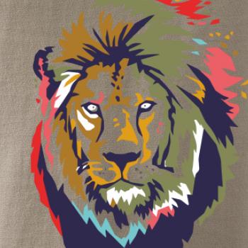 Hlava leva kreslená jednoduchá