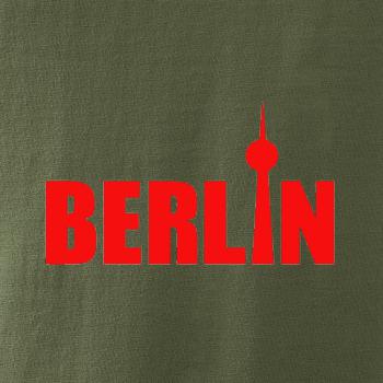 Berlin nápis veža Berliner Fernsehturm Berlin nápis veža Berliner Fernsehturm