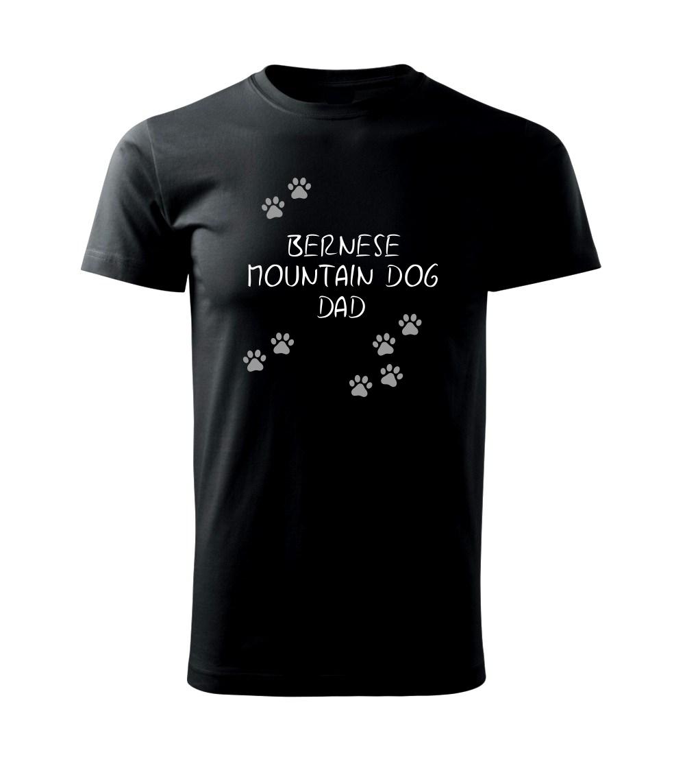 Bernský salašnícky pes na tričku - Bernese Mountain Dog dad (Bernský salašnícky pes) (Reflexné lapky) - Klasické pánske tričko vyššej gramáže
