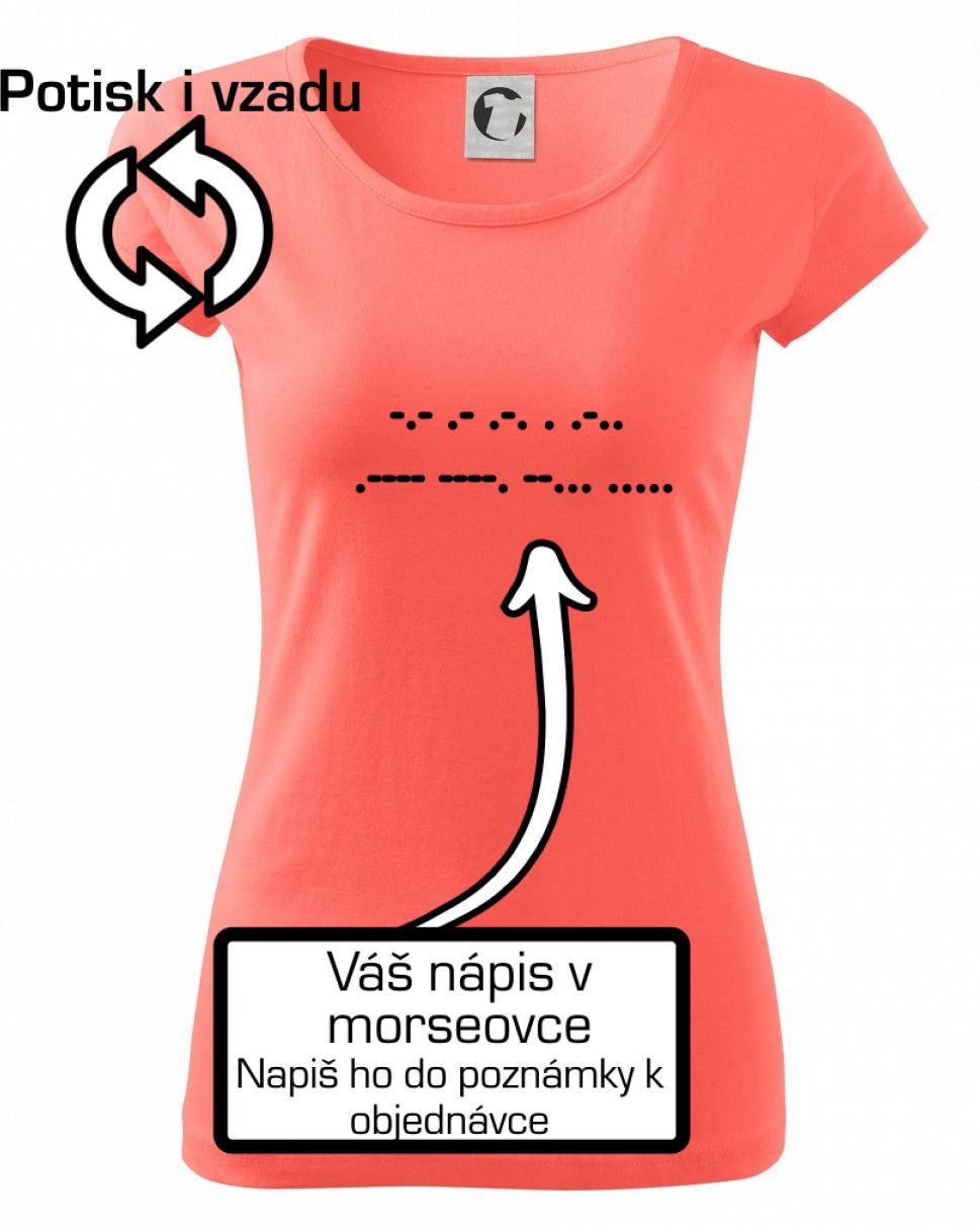 Morzeovka - váš nápis Morzeovka - váš nápis