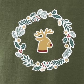 Vianočný veniec so sobom