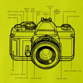 Nákres starý fotoaparát Nákres starý fotoaparát