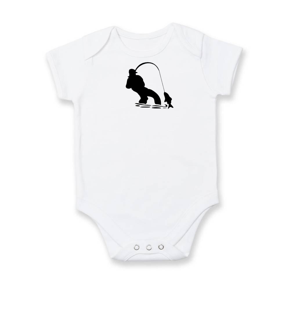 Rybár ťahajúce rybu Rybár ťahajúce rybu