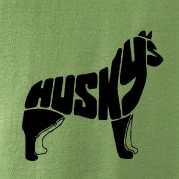 Husky - text v tele