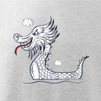 Dračia loď olejomaľba