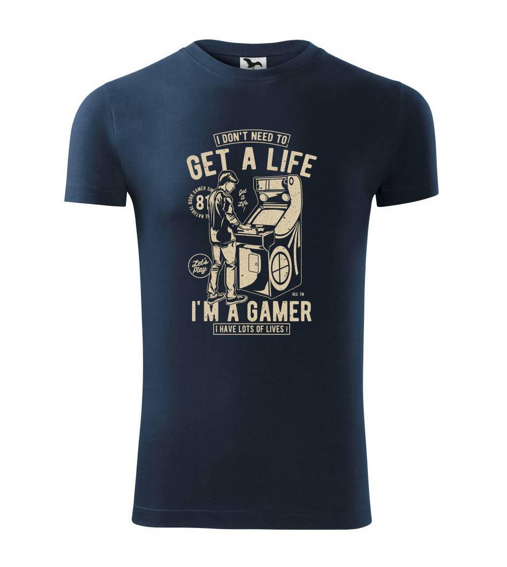 Tričká pre ajťákov - Get A Life - Viper FIT - Pánske zúžené tričko