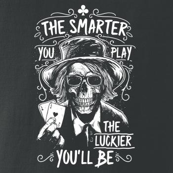 Lucky poker player Lucky poker player