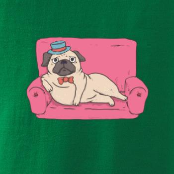 Mops na gauči