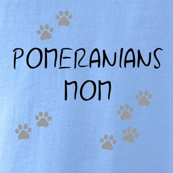 Pomerian mom (Nemecký trpasličí špic)  (Reflexné labky)