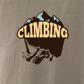 Climbing horolezec na logu