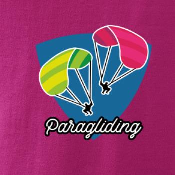 Paragliding dva padáky