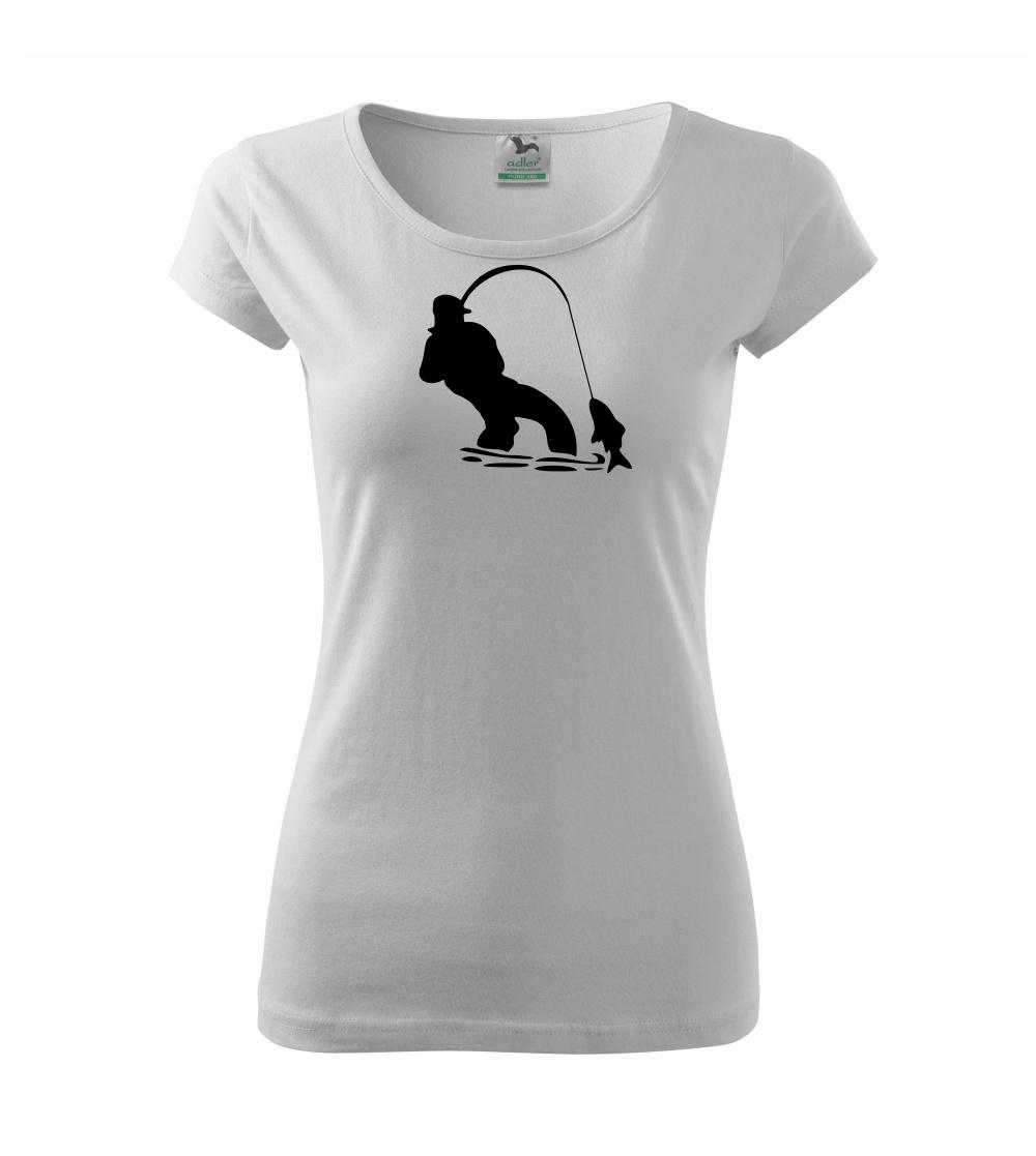 Rybár ťahajúce rybu Rybár ťahajúce rybu