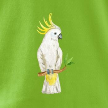 Papagáj Kakadu kreslený Papagáj Kakadu kreslený