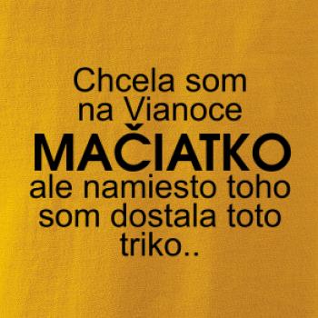 Chcela som na Vianoce mačiatko