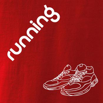 Running nápis šikmo