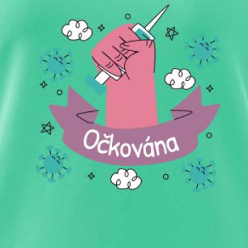 Očkovaná- ruka a striekačka