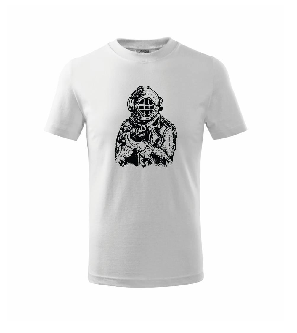 Grafické tričká - Diver Soldier - Tričko detské bavlnené