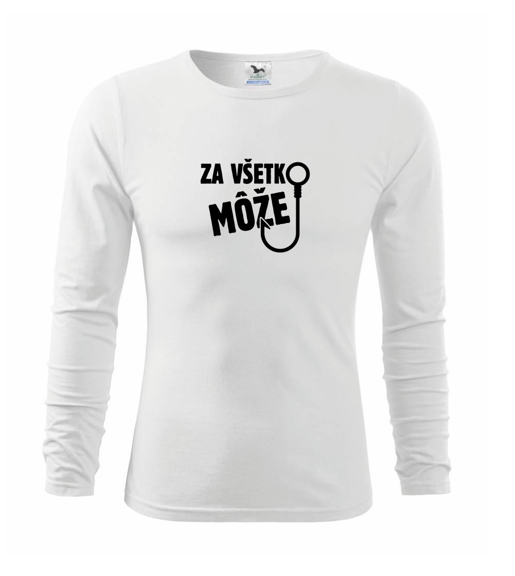 Vodácke tričká - Za všetko môže háčik - Tričko detské Long Sleeve