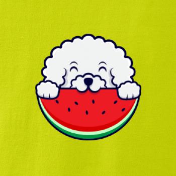 Bišónik s melónom