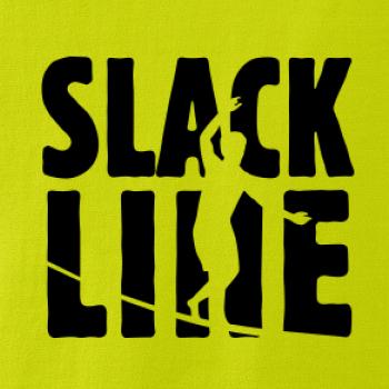 Slackline nápis Slackline nápis