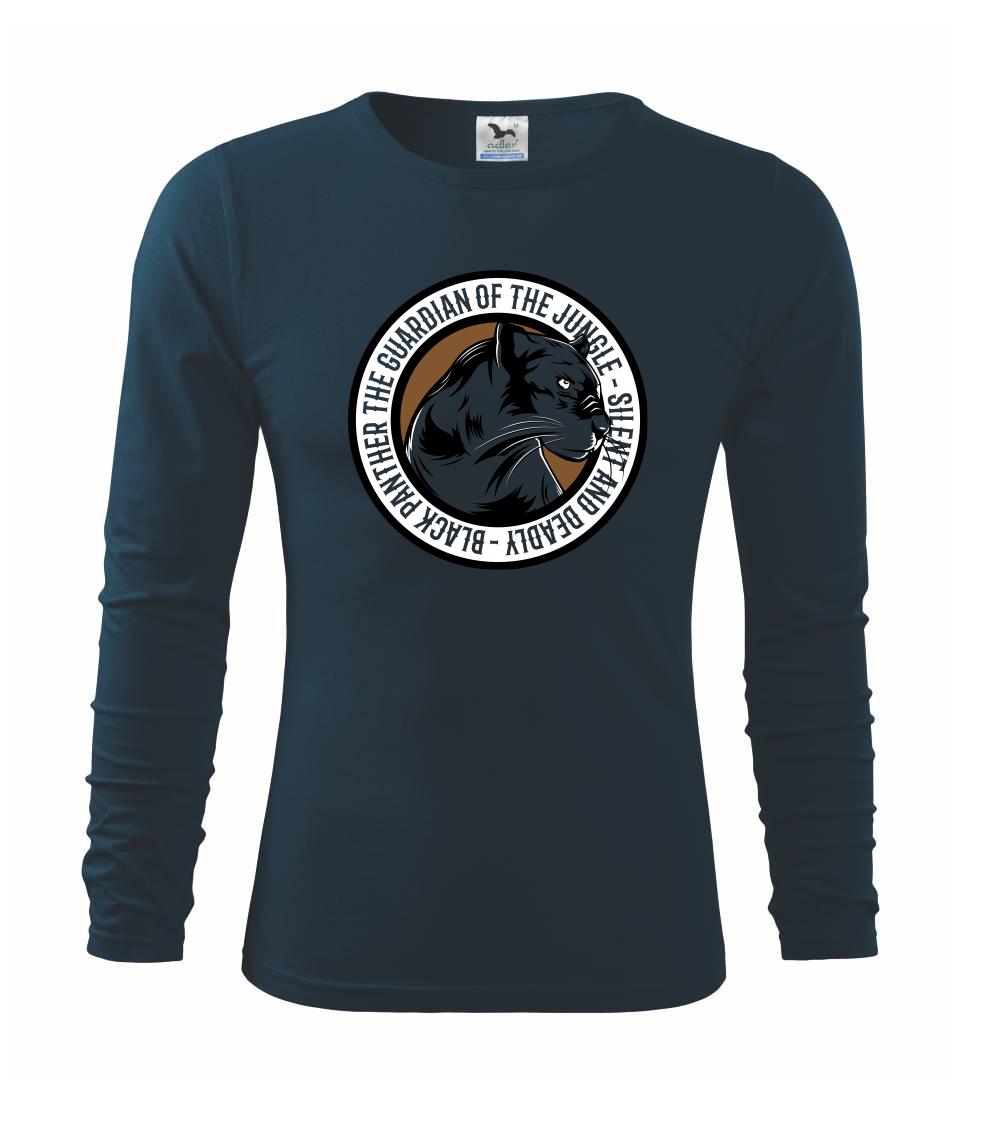 Tričká so zvieratami - Panther round - Tričko s dlhým rukávom FIT-T long sleeve