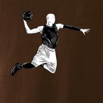 Basketbalista vo výskoku