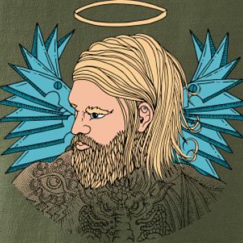 Anjel maľovaný - muž (Pecka design)