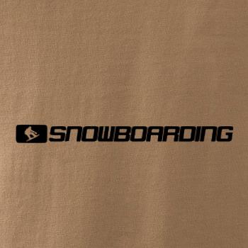 Snowboarding nápis