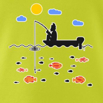 Rybář který má smůlu na loďce