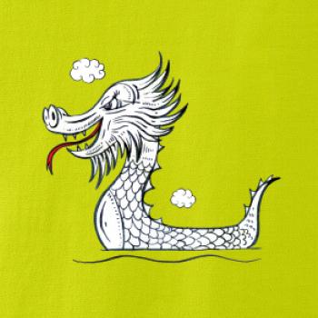 Dračia loď olejomaľba