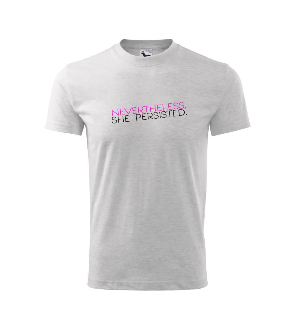 Ostatné nápisy - Nevertheless, She Persisted. - Tričko detské bavlnené