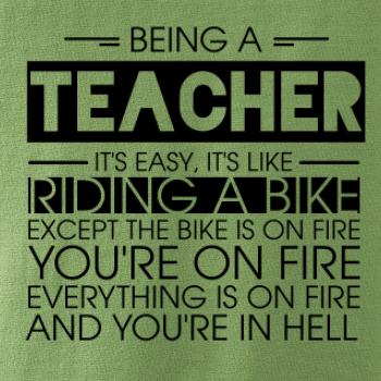 Being a teacher - bike