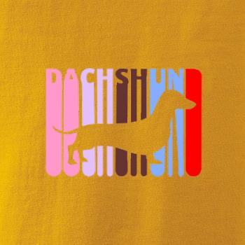 Jazvečík Roztečený nápis